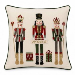 faire_b12_03 Nutcracker Holiday Cushion Cover 18 inch x18 inch Sq.
