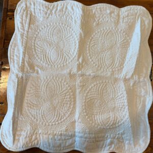 faire_b12_08 Heirloom 18x18 Zippered Pillow Case Solid White